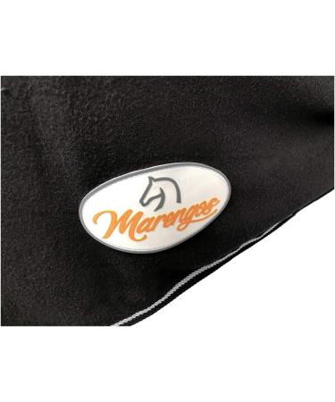 Marengos Economic Sweat Rug for Horses - Breathable Fleece Transport Blanket with Removable Cross Strap - Black 165cm - Buy Online on GoSupps.com