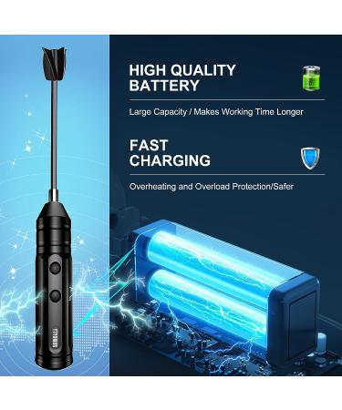 Rechargeable Epoxy Resin Mixer - 2 Paddles, Powerful Motor for Bubble-Free Mixing - Ideal for DIY Crafts, Tumblers, Jewelry Casting - Buy Online on GoSupps.com