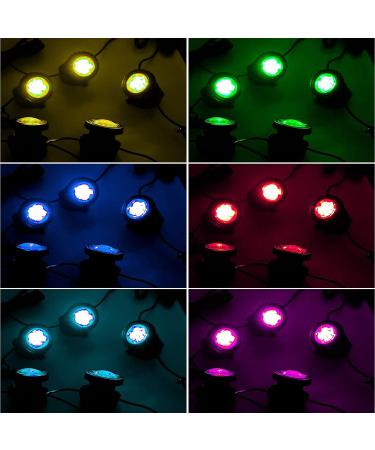 T-Sun Solar Pond Lighting - RGB Waterproof LED Underwater Lamps | 3 Set Garden & Patio Lights - Buy Online on GoSupps.com