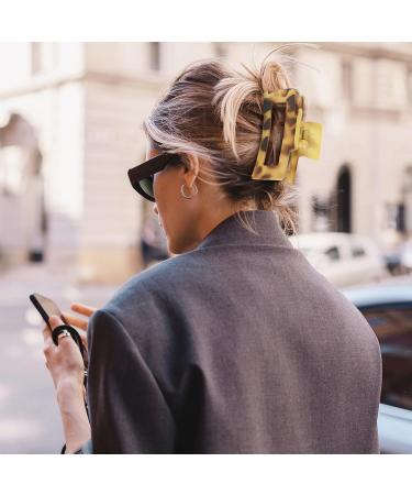 Buy Lolalet 8-Piece Large Slip-Resistant Hair Clip Set for Thick Hair - Perfect Hair Styling Accessories for Women & Girls | Ideal Mother s Day Gift - Pattern C - Buy Online on GoSupps.com