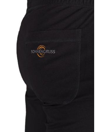 Sun Salutation Yoga Pants for Men | 15 Sizes & 3 Lengths | 52 Black - International Shipping - Buy Online on GoSupps.com