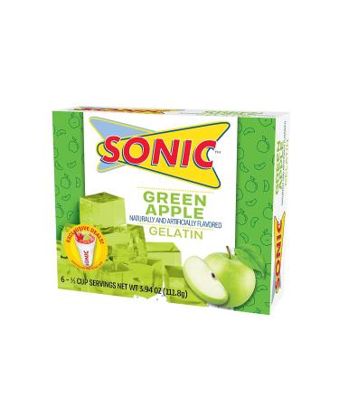 Sonic Gelatin Variety Pack - Green Apple, Watermelon, Ocean Wave, Cherry Limeade - 3.94oz x 4 - Buy Online on GoSupps.com