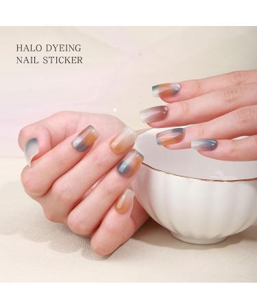 JMEOWIO Brown Green Nail Foil - Self-Adhesive Gel Nail Stickers for Stunning UV Cured Designs - International Shipping - Buy Online on GoSupps.com