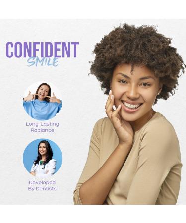 Billion Dollar Smile LED Teeth Whitening Kit - Peroxide-Free Ultimate Purple Pap Solution | Fast Results - Up to 10 Shades Lighter | Top Up Gel 3X 3ml - Buy Online on GoSupps.com