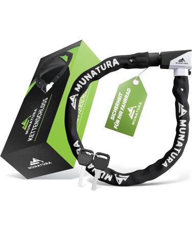 Munatura Chain Lock Bike 90cm - High Security Hardened Steel Lock for Bicycles & E-Bikes - Robust International Shipping - Buy Online on GoSupps.com