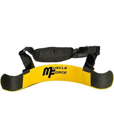 Muscleforge Biceps Trainer | ARM Blaster for Optimal Biceps Insulation | Bodybuilding & Strength Sports Accessory - Yellow - Buy Online on GoSupps.com