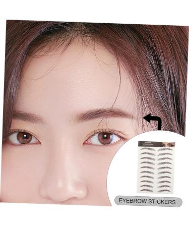 Mipcase 9 sheets Artificial Tattoos Hairlike Eyebrow Sticker Imitation Stickers Transfers False Eyebrows - Buy Online on GoSupps.com