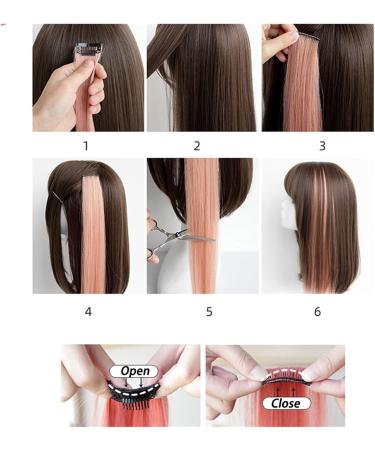 Hair Piece Synthetic Hair Clip-In One Piece For Ombre Hair Extensions Pure Color Straight Long Fake Hair Pieces Clip For Women(1pc P18/613) 1pc P18/613 - Buy Online on GoSupps.com