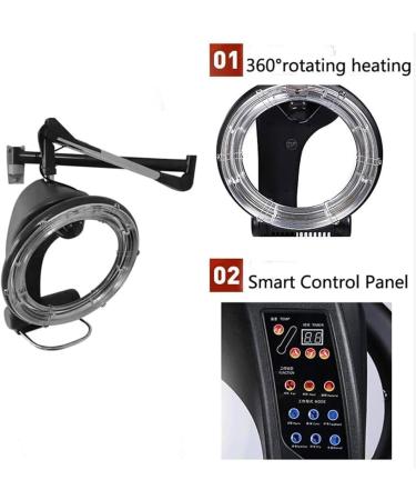 Professional Orbiting Infrared Hair Dryer - 1200W Color Processor Salon Perming & Styling Tool - Buy Online on GoSupps.com