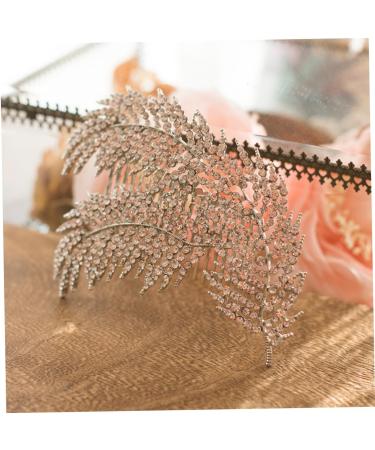 DOITOOL Tiara Hair Side Combs Bridal Hair Accessories Bridal Hair Comb Dress Crystal Bride - Buy Online on GoSupps.com