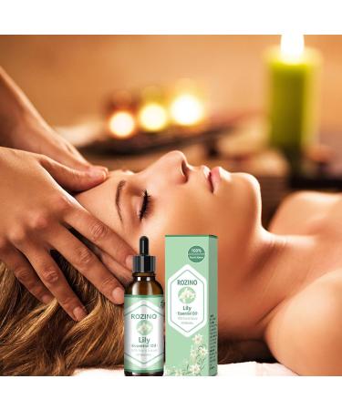 Natural Lilie Scent Essential Oil | 100ml Aromatherapy Skin Oil for Moisturizing & Body Massage - Perfect for Humidifiers - Buy Online on GoSupps.com