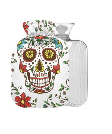 Dead Day Hot Water Bottle with Cover 2L Large for Pain Relief Headaches Neck and Shoulders
