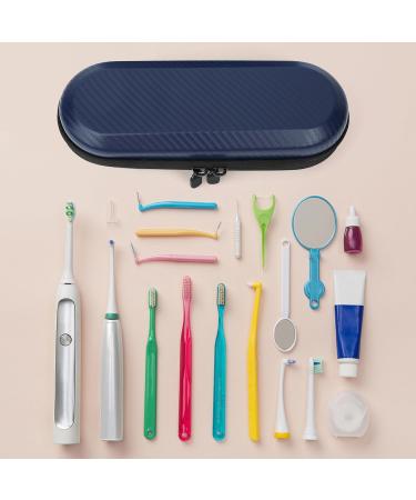 Cardbinder Hard Shell Travel Case for Sonicare Toothbrushes - Durable Blue Toothbrush Holder for ProtectiveClean 4100 6100 6500 7500 - International Shipping Available - Buy Online on GoSupps.com