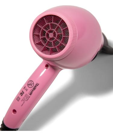 Trademark Beauty Speedy Blo Hair Dryer Professional Strength Blow Dryer with Diffuser & 2 Concentrator Nozzles Faster Dry Time Compact Lightweight and Durable Pink - Buy Online on GoSupps.com