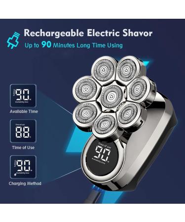 Balder Boss 6-in-1 Electric Shaver for Bald Men | Stainless Steel Hair Trimmer with LED & USB Charging - Buy Online on GoSupps.com