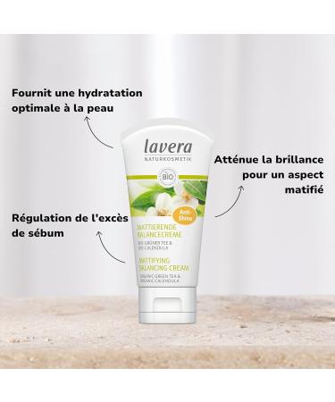 lavera Balancing Mattifying Cream - Vegan - Natural cosmetics - Organic plant ingredients - 100% natural 50 ml - Buy Online on GoSupps.com