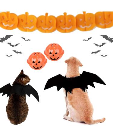 Halloween Pet Bat Wings Cat Halloween Costume Cat Costume Cute Cat Halloween Bat Wings Adjustable Pet Costumes Pet Halloween Bat Wings Costume for Cat Dog Bat Costume. - Buy Online on GoSupps.com