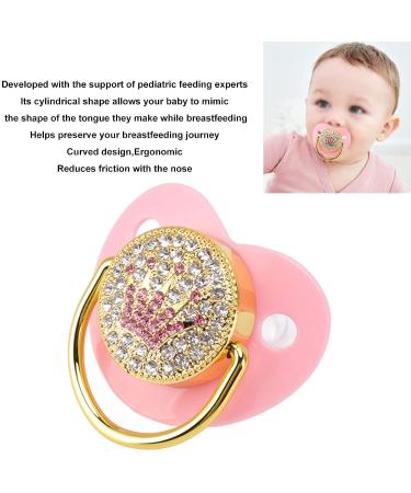 Alomejor Baby Pacifier - Ultra Light Soft Bling Silicone for 6-18 Months Infant (Pink) - Buy Online on GoSupps.com
