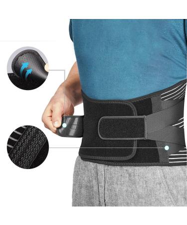 rumoe Lumbar Back Brace Breathable Lumbar Brace for Lower Back Pain Adjustable Lumbar Support Belt Breathable Exercise Waist Brace Support Belt - Buy Online on GoSupps.com