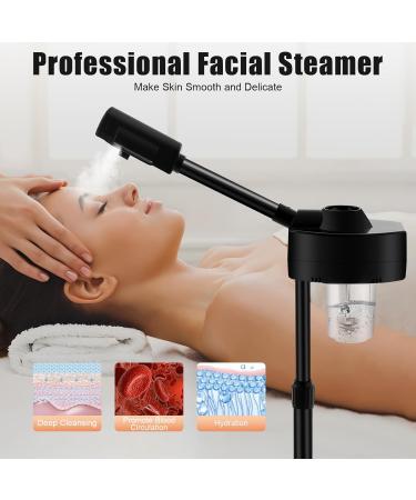 Vaporisateur pour le visage 800 W avec buse 360 et 4 roues r servoir d'eau de 680 ml hauteur r glable de 10 20 cm pour salon maison - Buy Online on GoSupps.com