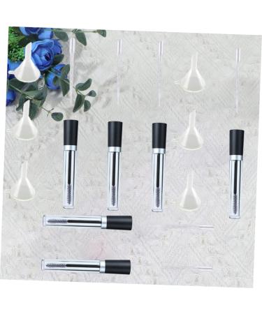 KALLORY 2 18pcs Mascara Tube 10ml Empty Tube Funnel Dropper Transfer Pipettes Eyelash Bottle Blowing 10.5X1.7cm Black - Buy Online on GoSupps.com