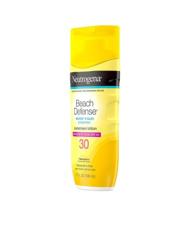 Neutrogena Beach Defense SPF 30 Water-Resistant Sunscreen Lotion - 6.7 fl. oz - Buy Online on GoSupps.com