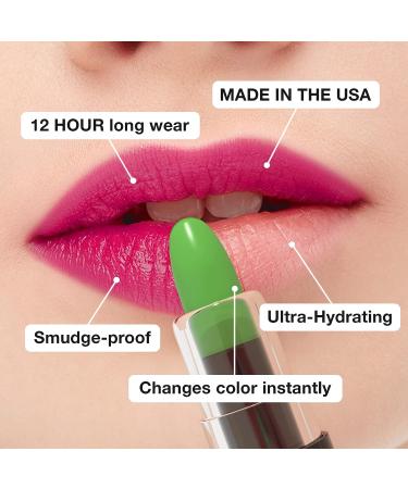 MOODmatcher Lipstick 6PC Collection - Long Wear Color-Change Lipstick with Aloe & Vitamin E - Buy Online on GoSupps.com