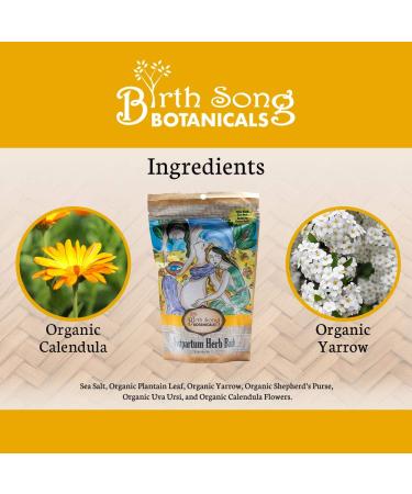 Postpartum Herbal Sitz Bath for Soothing Recovery - 8 oz Bag | Birth Song Botanicals - Buy Online on GoSupps.com