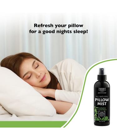 Aromasong Eucalyptus & Wild Mint Pillow Spray - Natural Calming Mist for Deep Sleep - Buy Online on GoSupps.com