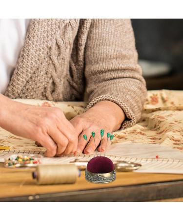 Naisicore Pin Cushions For Sewing 3.5cm Vintage Anti-Dropping Sewing Needle Pincushion With Alloy Base - Buy Online on GoSupps.com