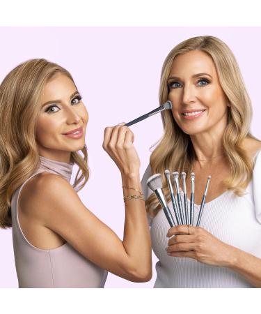 ANGIE HOT & FLASHY 7PC Brush Set | Best Foundation Concealer Bronzer Blush & Highlighter Makeup Brushes | International Shipping Available - Buy Online on GoSupps.com
