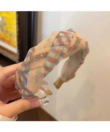 Headbands For Women Knotted Hairband Alice Band Adult Headband Fabric Hairband Turban Hoops Twist Headbands Accessories For Girls. (GREN) - Buy Online on GoSupps.com