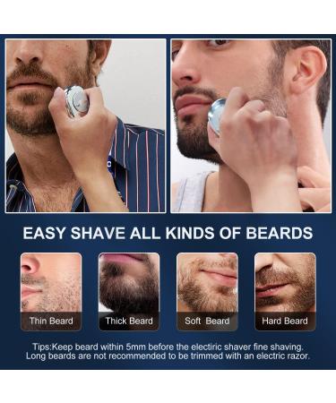 Mini Electric Razor for Men with LCD Display - Cordless Rechargeable Beard Trimmer for Wet and Dry Grooming - Portable and Travel-Friendly Shaver - Perfect Gift for Men - Buy Online on GoSupps.com