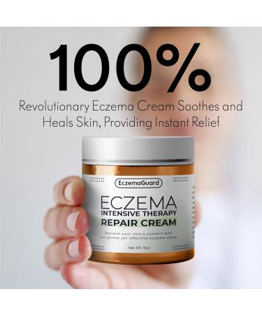 EczemaGuard Hand Eczema Cream - Natural Relief for Kids & Adults | Hypoallergenic Moisturizer for Sensitive Skin | 6oz Itchy Skin Calming Cream - Buy Online on GoSupps.com