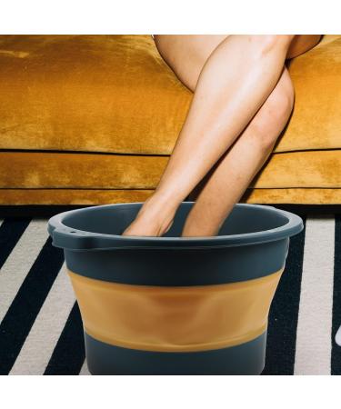 Minkissy Foldable Laundry Tub & Pedicure Sink | Multi-Functional Washing System for Indoor/Outdoor Use - Buy Online on GoSupps.com