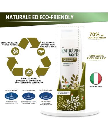 Cosmeteria Verde Rinse-Off Cleansing Milk - Gentle Cleanser for Dehydrated, Irritated Skin - Buy Online on GoSupps.com