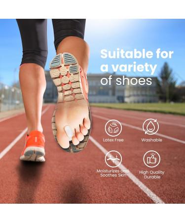 Buy Welnove Aloe Vera Toe Separator - 12 Pack XL Silicone Bale Pads for Protruding Toes & Callus Relief - Perfect for Men & Women - Buy Online on GoSupps.com