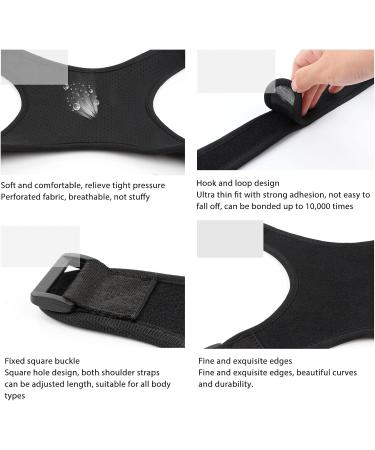 Adjustable Posture Corrector Breathable Back Brace with Shoulder Pads Improve Sitting Posture for Men and Women Collarbone Support - Buy Online on GoSupps.com
