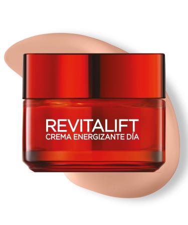 L'oreal Revitalift Ginseng Rojo Crema D a Energizante 50 Ml Mujer Noir 50 ml (Lot de 1)