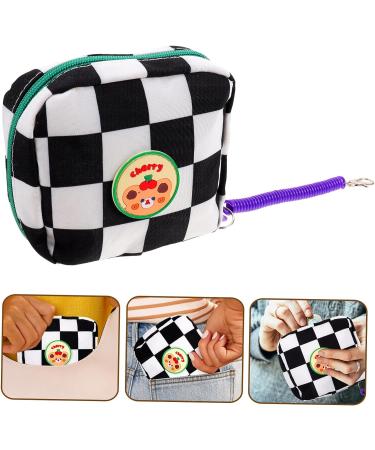 Healifty Aunt's Towel Storage Bag + Makeup Pouch Set - Portable & Cute | Women's Period Pouch & Wallet | Black - Buy Online on GoSupps.com