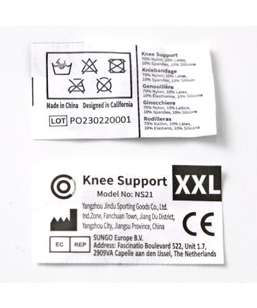 Cambivo 2x Knee Bandage for Men & Women | Stabilizers & Gel Pad | XXL Black/Gray | Pain Relief for Sports ACL Arthritis & Meniscus Tear - Buy Online on GoSupps.com