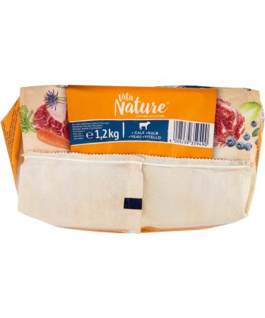 Vitakraft Vita Nature - Premium Dog Food with Veal Carrots and Blueberries Flavor - 1.2 kg - Buy Online on GoSupps.com