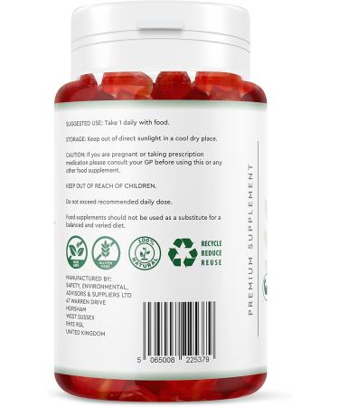 Vegan Fibre Gummies 3000MG - Berry Flavour - High Strength Prebiotic Tapioca Chicory Root - 1 Month Supply - Buy Online on GoSupps.com