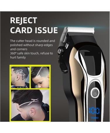 Buy Km-1990 Cordless Hair Clippers Kit - Dual Voltage Beard Trimmer for Men | Rechargeable Battery & Digital Display | International Shipping Available - Buy Online on GoSupps.com