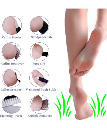 OUXI Electric Foot Callus Remover - Rechargeable 16-in-1 Pedicure Kit with 3 Roller Heads, Waterproof Dead Skin Foot File - 2 Speeds, Pedicure Tools for Men and Women - Buy Online on GoSupps.com