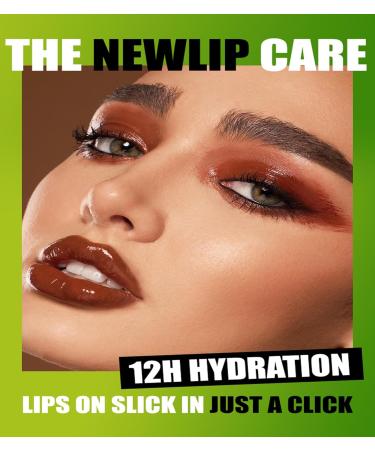 Juicy Lip Plump Jelly Lipstick - Raspberry Dew Tint Velvety Nude Gloss Waterproof Hydrating Lip Oil for Women - Long Wear Makeup #04 - Buy Online on GoSupps.com