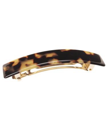 France Luxe Classic Rectangle Hair Barrette, Tokyo - Classic French Design for Everyday Wear