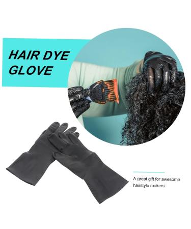 Angoily 6 Pairs Medium Large Thick Rubber Men Shampoo Guantes Desechables Salon Large Hair Coloring Hair Color Pellets Non-slip Man - Buy Online on GoSupps.com