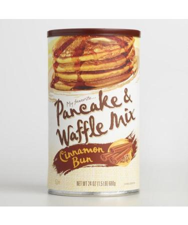 My Favorite Cinnamon Bun Pancake and Waffle Mix - 24 Ounces 1.5 Pound (Pack of 1)