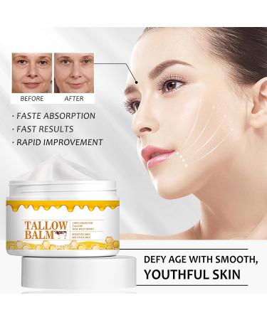  Mikabila (08 F) 30g Tallow and Honey Balm Skin Care Cream 100% Grass Fed Beef Tallow Balm Face & Body Whipped Moisturizer Beef Neck Balm - Buy Online on GoSupps.com